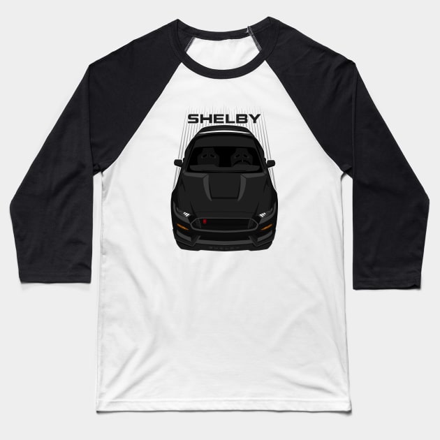 Ford Mustang Shelby GT350R 2015 - 2020 - Black Baseball T-Shirt by V8social